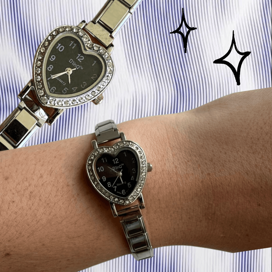 Sparkle Heart Watch - clubcupid