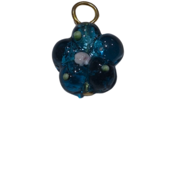 Glass Flower - Dark Blue