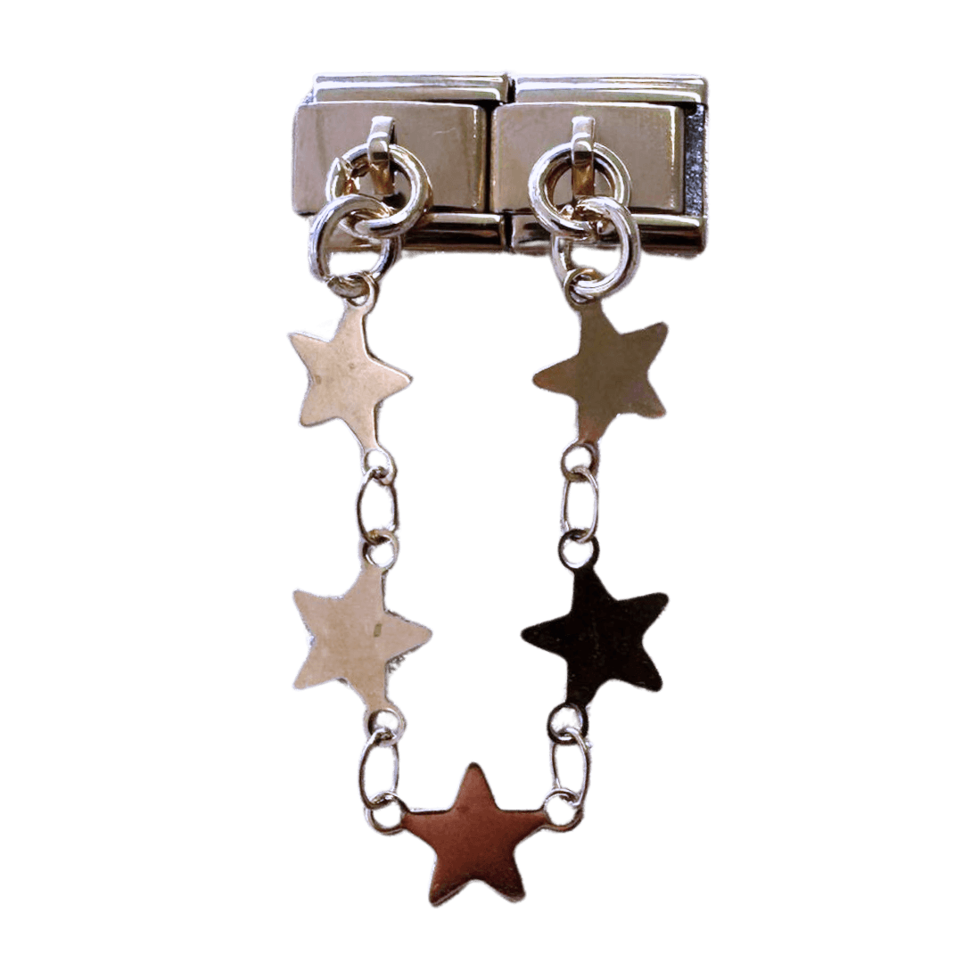 Silver Star Chain - clubcupid