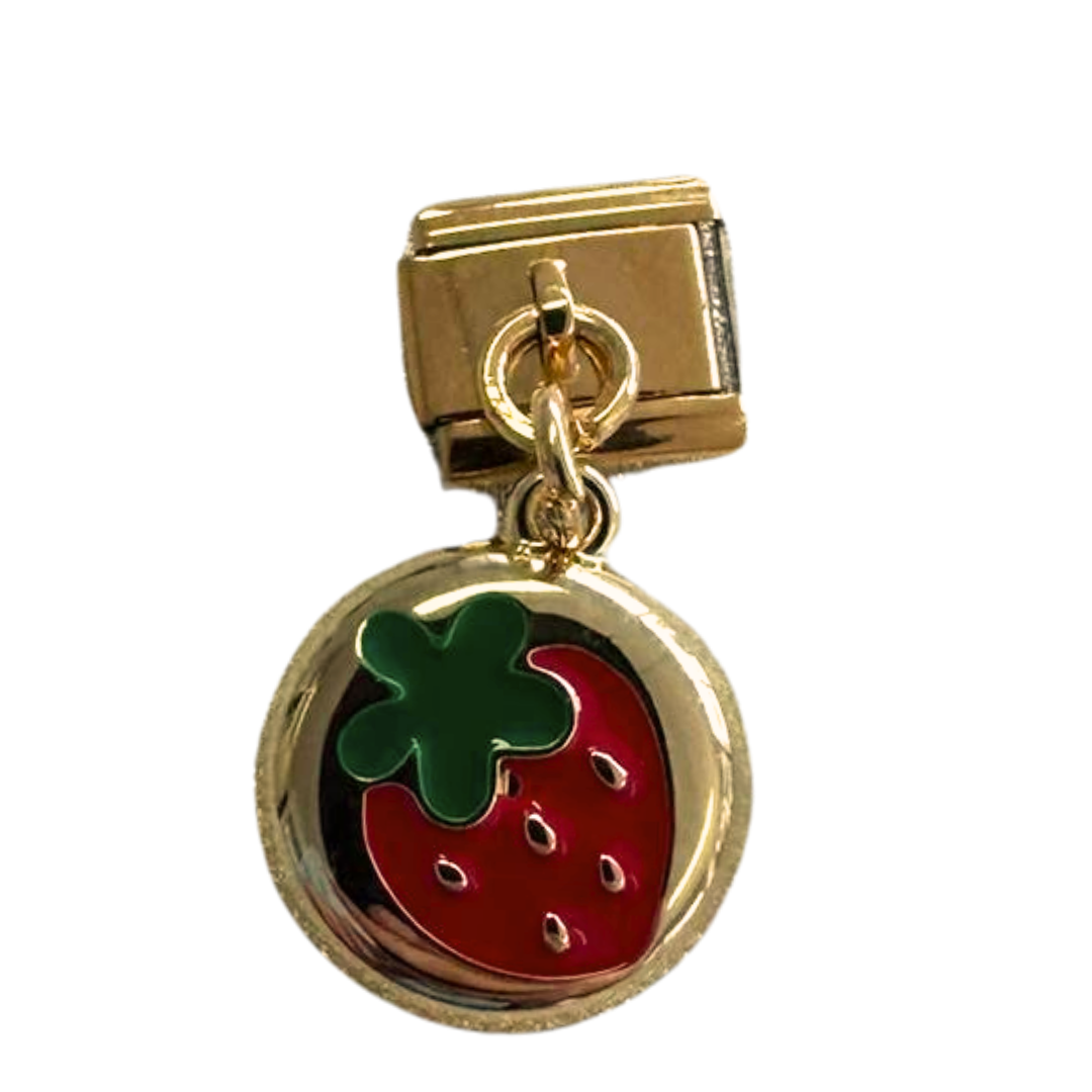 Strawberry Dangle Gold