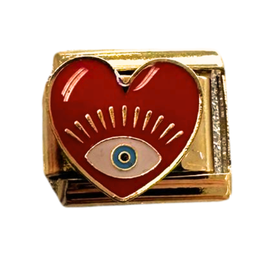 Heart with Eye Gold