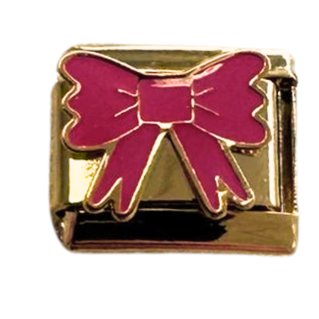 Pink Bow Gold