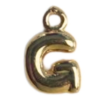 'G' Alphabet Charm