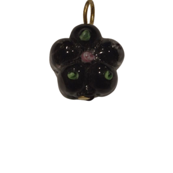 Glass Flower- Black