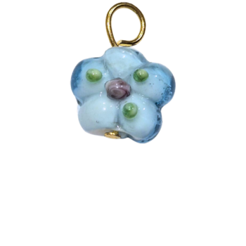 Glass Flower - Light Blue
