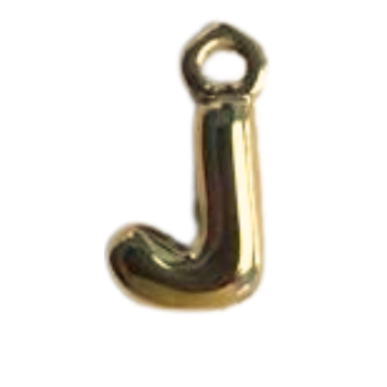 'J' Alphabet Charm