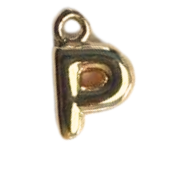 'P' Alphabet Charm