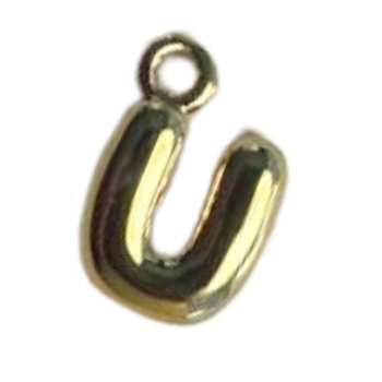'U' Alphabet Charm