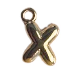 'X' Alphabet Charm